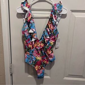 Floral swim suit